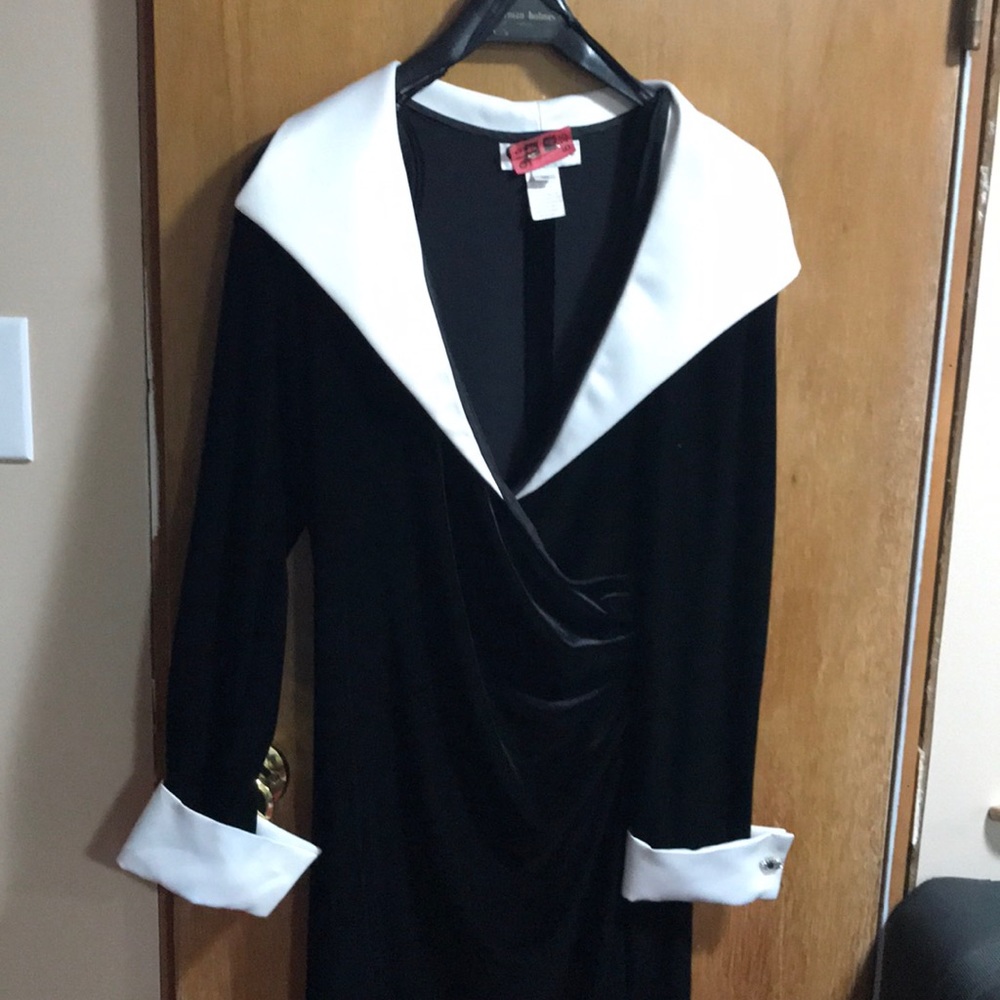 Formal tux style velvet evening dress